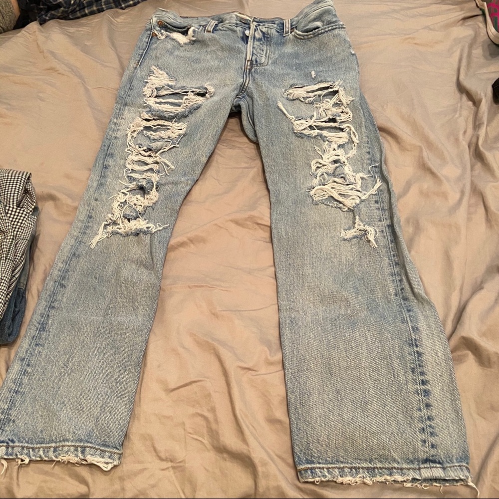 Distressed Levi’s Brand New